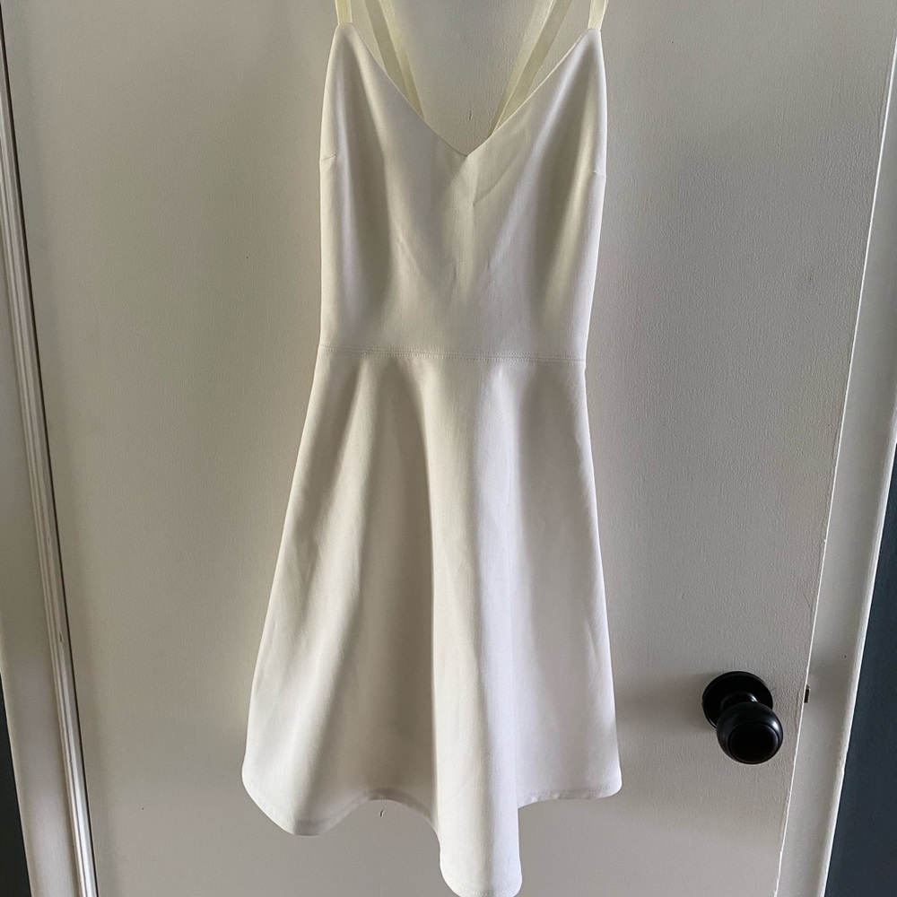 Ivory mini dress